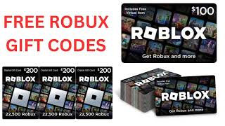 FREE Unused 50000 ROBLOX GIFT CARD CODES 2024  Free Roblox Promo Codes UPDATE [upl. by Norha445]