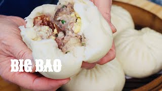 Bao Zi Fluffy Steamed Pork Buns 发面包子 [upl. by Hevak933]