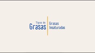 Grasas insaturadas [upl. by Lora]