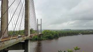 Ponte Binacional FrancoBrasileira Brasil x Guiana Francesa [upl. by Nnav955]