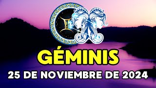 🙌𝐑𝐞𝐯𝐞𝐥𝐚 𝐒𝐮𝐬 𝐕𝐞𝐫𝐝𝐚𝐝𝐞𝐫𝐨𝐬 𝐒𝐞𝐧𝐭𝐢𝐦𝐢𝐞𝐧𝐭𝐨𝐬✨Horoscopo Géminis Hoy ♊ 25 de Noviembre de 2024 💥 [upl. by Ydnahs]