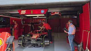 System Checks for Sainz Jrs Car  2024 Austrian GP [upl. by Gaidano10]