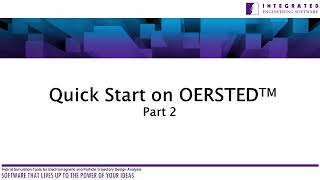 OERSTED™ Quick Start Part 2 [upl. by Eeimaj]