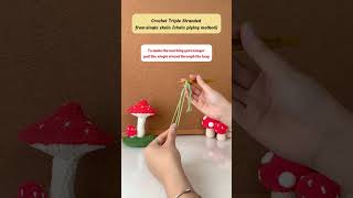 🙋‍♀️How to crochet triple stranded from a single skein as well  pattern crochet amigurumi [upl. by Artekal634]