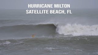 RAW Surf Hurricane Milton Post storm in Satellite Beach [upl. by Yseulta]