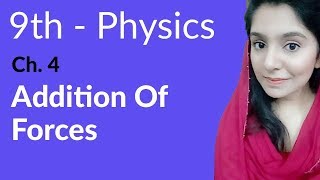 Matric Part 1 Physics ch 4 Addition of Forces  Physics Ch 4 9th Class Physics [upl. by Linda]