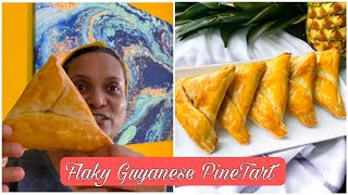 Flaky Guyanese PineTart 🇬🇾🤤 [upl. by Annahpos]