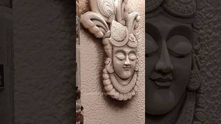 REALISTIC SCULPTURE IN SIPOREX CARVING by Artist Divyang Sapara shorts sculpture mural [upl. by Atihana351]