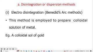 Preparation of lyophobic colloidsCHEM201BSc second year [upl. by Quitt340]