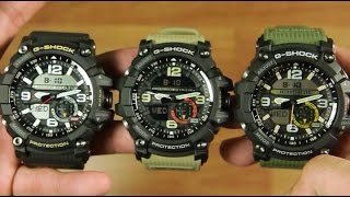 CASIO MUDMASTER GG10001A VS GG10001A3 VS GG10001A5 [upl. by Pascha]