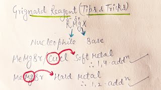 Grignard Reagent  Tips and Tricks for Grignard Reagent  Reagents  Wow science [upl. by Melleta]