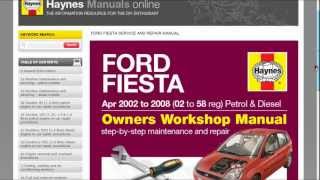 Haynes Manuals Online tutorialmp4 [upl. by Ocinemod]