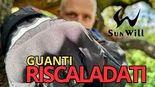 Recensione Guanti Riscaldati per Moto Calore e Confort in INVERNO  Sun Will [upl. by Jobey]