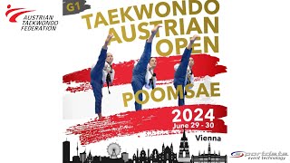 Taekwondo Austrian Open Poomsae 2024  Day 1  Court 4 [upl. by Nadirehs]