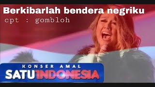 Berkibarlah bendera negriku  agnez mo lirik amplagu [upl. by Onitnatsnoc]