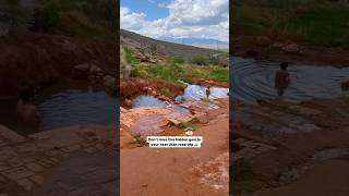 💎Hidden Gem in Southern Utah 🏜️ Have you been to this hot springs hotspring southernutah utah [upl. by Alyam106]