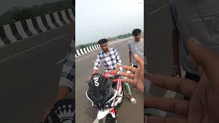 KTM RC vs Pulsar RS Race 😈☠️ bikerboydipu shorts race motovlog reaction ktm rs [upl. by Morganica607]