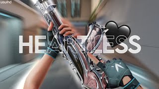 Heartless 🖤 Valorant Montage [upl. by Tani]