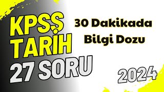 57 Abartmıyorum En Güzel Denemelerden Biri Olabilir  KPSS Tarih Deneme Sınavı  KPSS 2024 [upl. by Gomar]