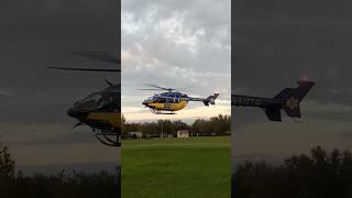 Aeromed transporting victim helicopter takeoff aviation hurricane milton aircraft helicopter [upl. by Maribel]