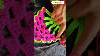 moti jhalar design shorts youtubeshorts jhalar gateparda toran doorhanging bandhawar crochet [upl. by Bergquist86]