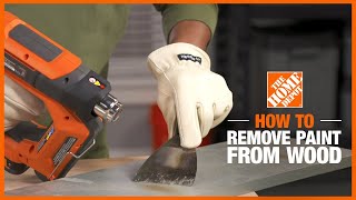 How to Remove Paint from Wood Without Chemicals or Sanding [upl. by Ansilme]