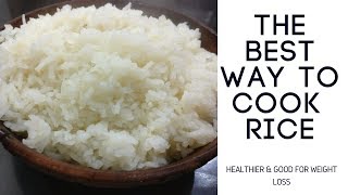 Boiled Rice  Healthy amp Good for Weight Loss  Starch Free Rice  SautewithLove [upl. by Vassar980]