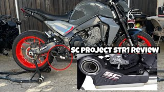 Sc project exhaust review for mt09 [upl. by Novihs]