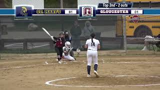 SMHS Softball vs Gloucester May 18 2024 [upl. by Yrrok]