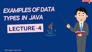 Examples of Data Types in Java A Practical Guide for Beginners  Lecture 4 [upl. by Wilburt]