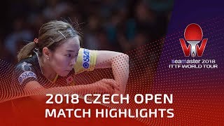 Kasumi Ishikawa vs Wen Jia  2018 Czech Open Highlights Final [upl. by Aniratak]