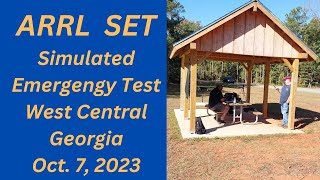 ARRL quotSETquot Simulated Emergency Test  W4CVY West Central Georgia [upl. by Nodal]