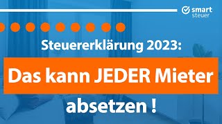 DAS kann JEDER Mieter absetzen Haushaltsnahe Dienstleistungen Steuererklärung 2023 [upl. by Niknar]