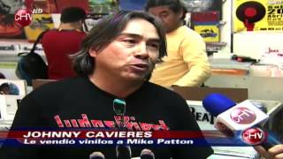 Mike Patton en el Persa Bio Bio  Nota Chilevision Noticias [upl. by Homovec]