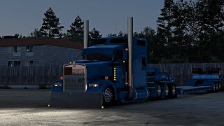 IRONWERX W900  3406E Straight Pipe  American Truck Simulator [upl. by Ricard]