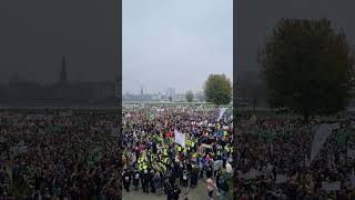 NRW bleib sozial  Demonstration gegen die Sparmassnahmen von NRW Minister Wüst im Sozialen [upl. by Ahselet]