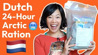 HUGE Arctic Dutch Ration Contains 24 Hours Worth of Food 🇳🇱 Netherlands MRE [upl. by Inavoj]