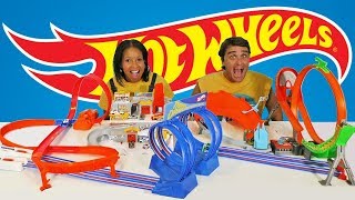 Hot Wheels Super Track Toy Challenge   Toy Review  Konas2002 [upl. by Malik]