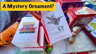 Fill A Bag For 15 Estate Sale Finds Mystery Hallmark Ornament [upl. by Hazard]