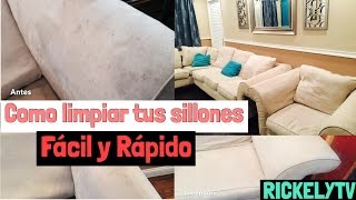 Como limpiar los sillonessofas fácil y rápido [upl. by Kristin]