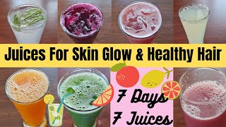 RECIPESEPI447 DAYS 7 JUICES FOR SKIN GLOW ampHAIR GROWTHWEIGHT LOSSHEALTHY BODYDETOXANTIAGING [upl. by Dorian788]