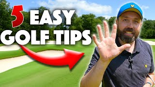 5 EASY ways to become a consistent golfer Anyone can do [upl. by Brottman]