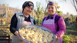 Rural Style Vegetable Ravioli Recipe ♧ Delicious Village Cooking [upl. by Corvin]