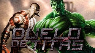 Kratos VS Hulk  Duelo de Titãs [upl. by Lorola]