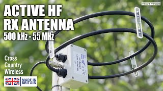 HF Active RX Loop Antenna 500 kHz to 55 MHz Magnetic Loop [upl. by Ahsinahs68]