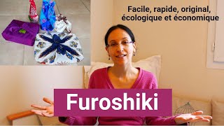 Emballer sans papier cadeau grâce au furoshiki Tutoriel et schémas [upl. by Kenleigh]