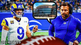 Rams coach Sean McVay gives big Matthew Stafford injury update [upl. by Ecnahs]