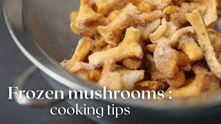 Cooking tips for frozen mushrooms [upl. by Llerrom754]