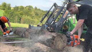 Stihl 500i vs Husqvarna 572xp [upl. by Speroni]