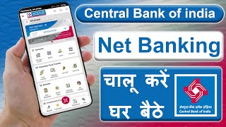 Central Bank Net Banking Kaise Chalu Kare  Central Bank of india Net Banking [upl. by Misak]